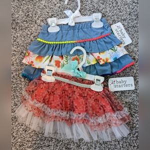 Baby Starters NWT Skirt Tutu Bundle 9M